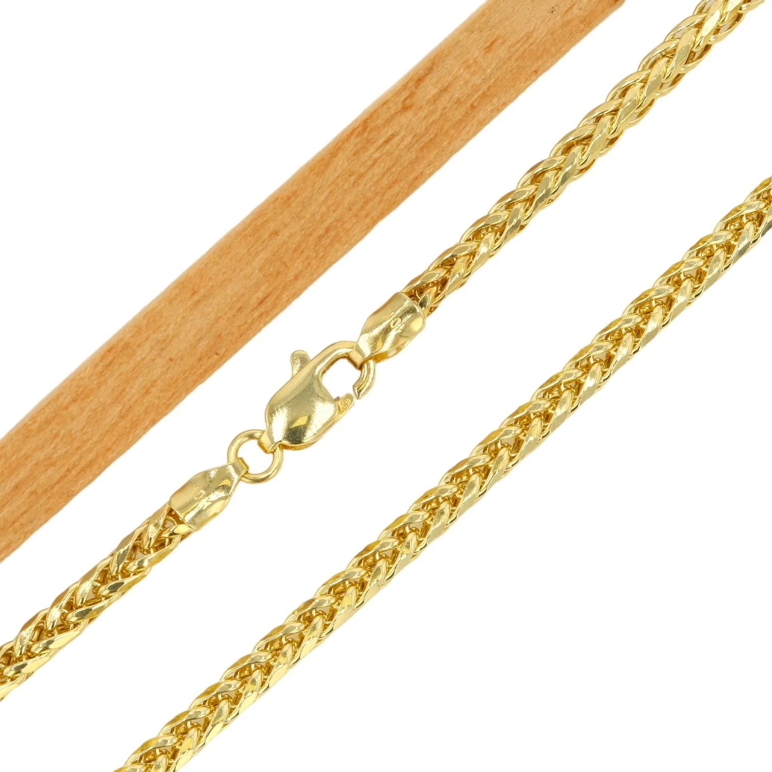 10K Yellow Gold Palm Anklet Bracelet-226760