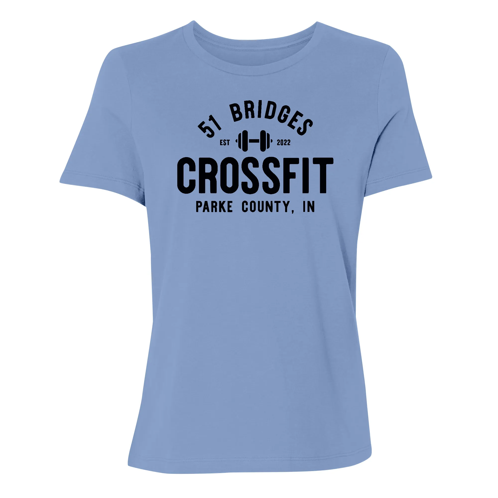 51 Bridges CrossFit Stacked Womens - T-Shirt