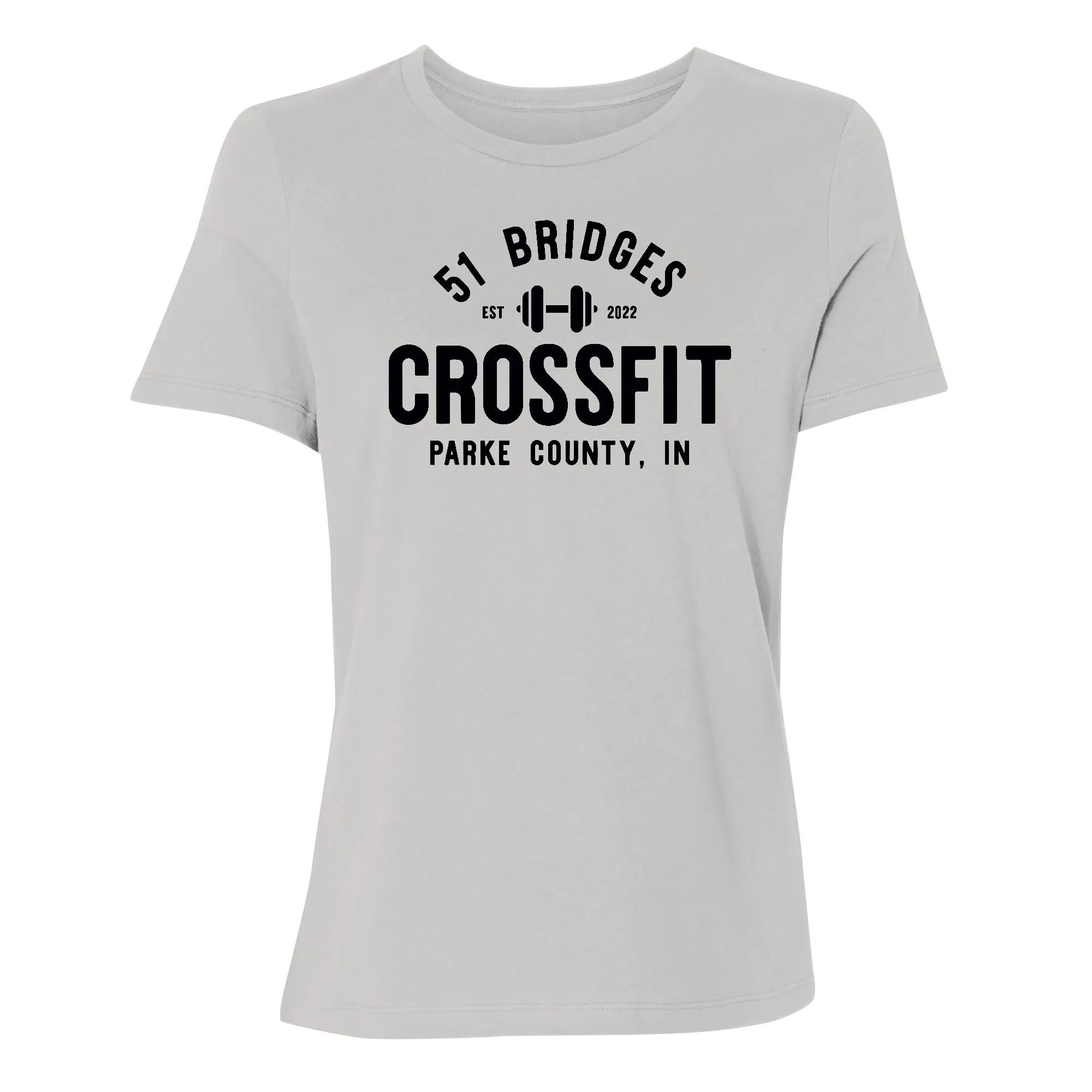 51 Bridges CrossFit Stacked Womens - T-Shirt