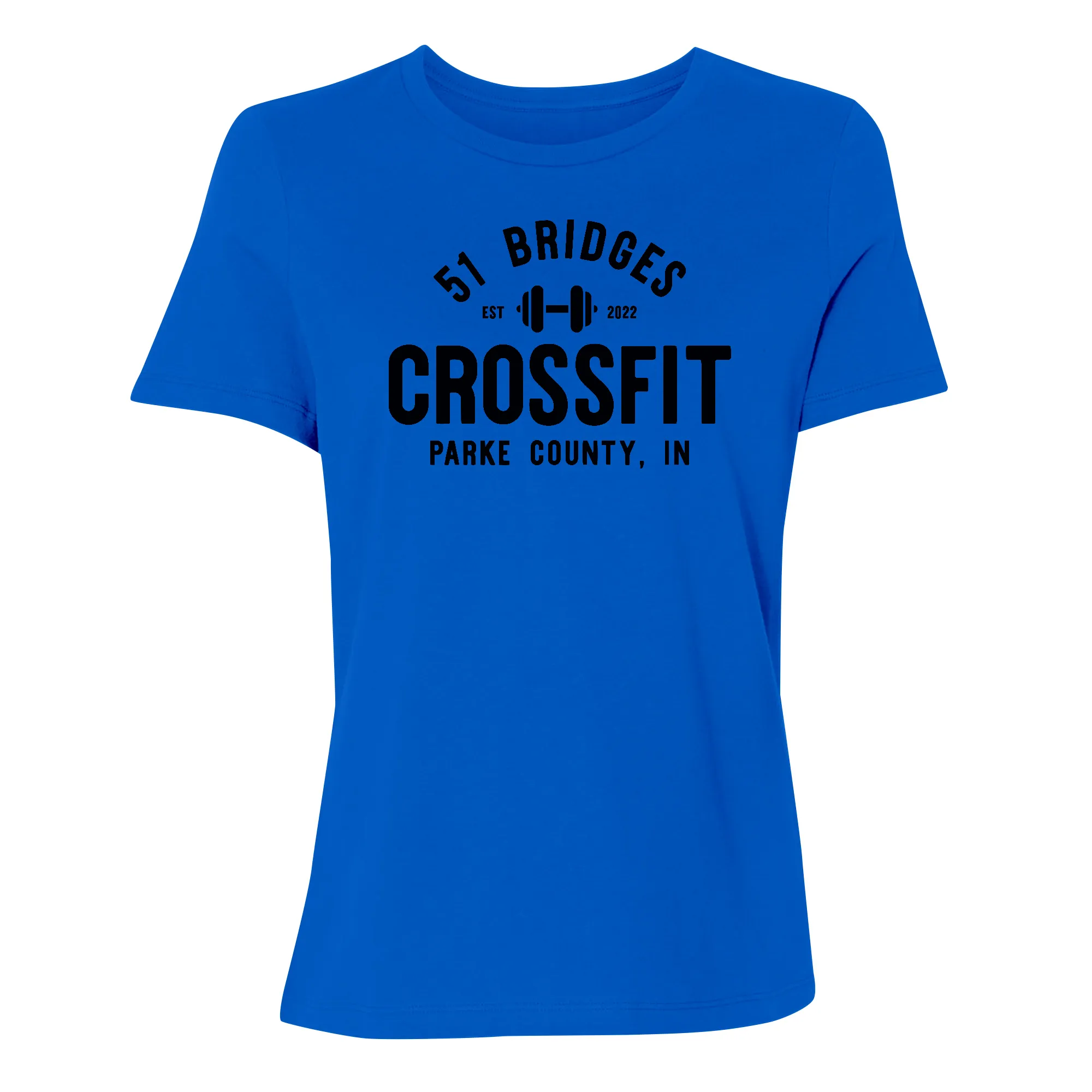 51 Bridges CrossFit Stacked Womens - T-Shirt