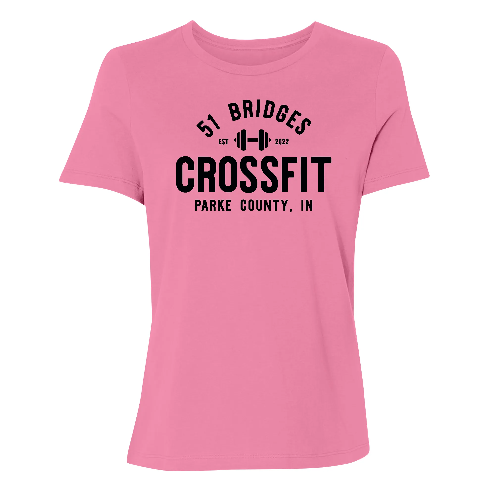 51 Bridges CrossFit Stacked Womens - T-Shirt