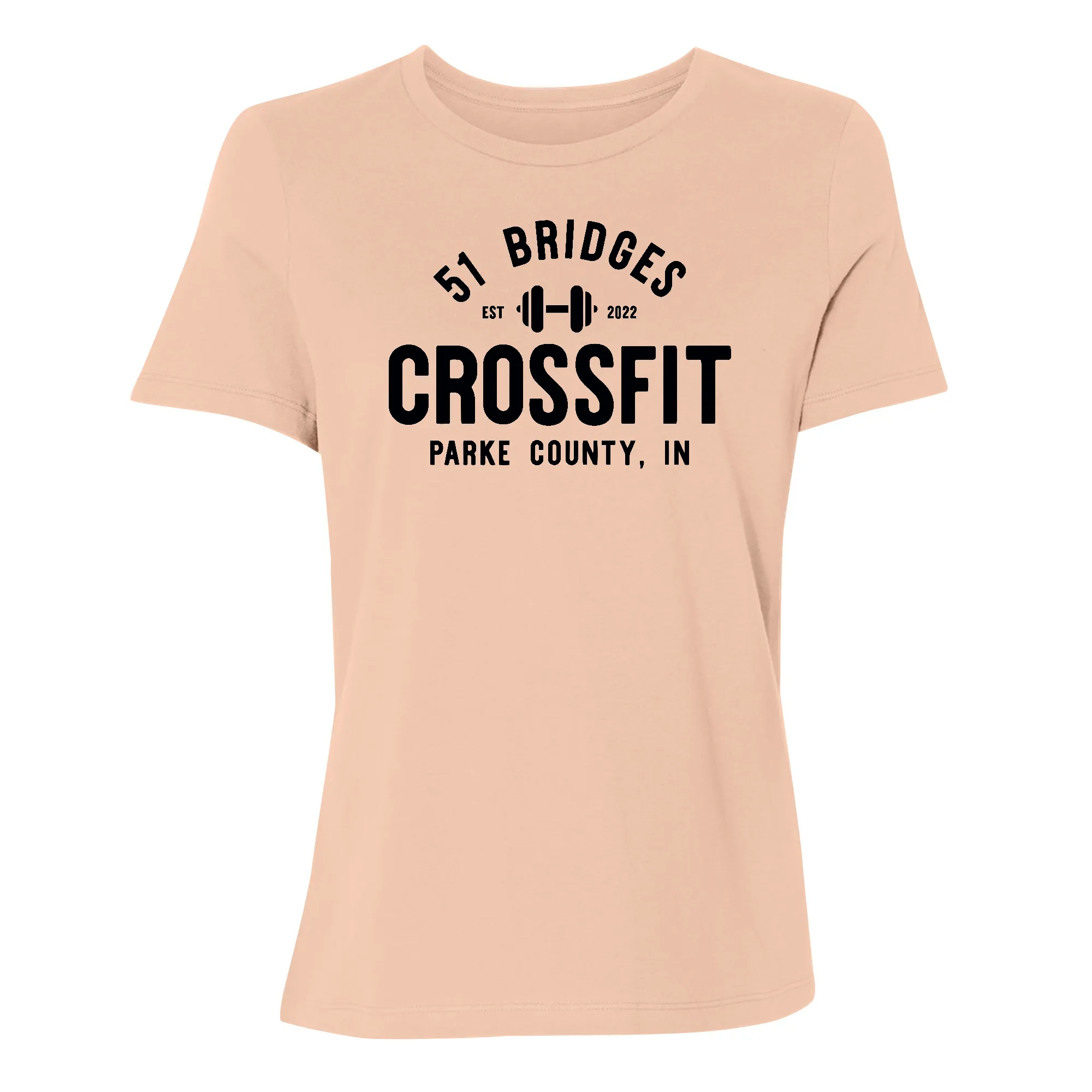 51 Bridges CrossFit Stacked Womens - T-Shirt