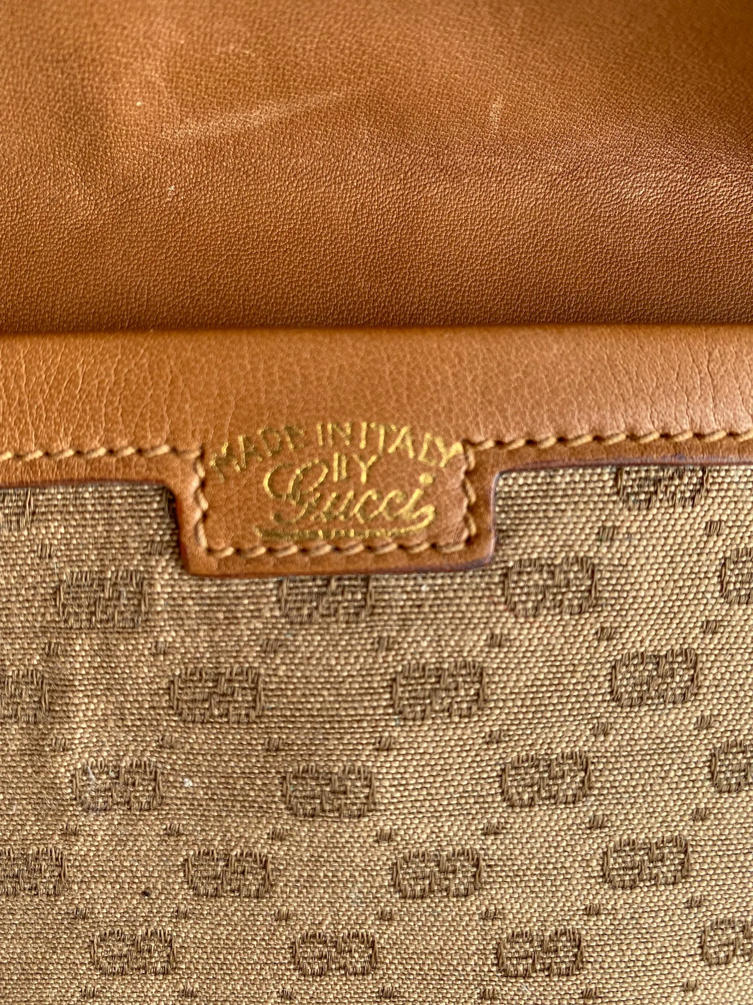 70s Gucci Monogram Purse