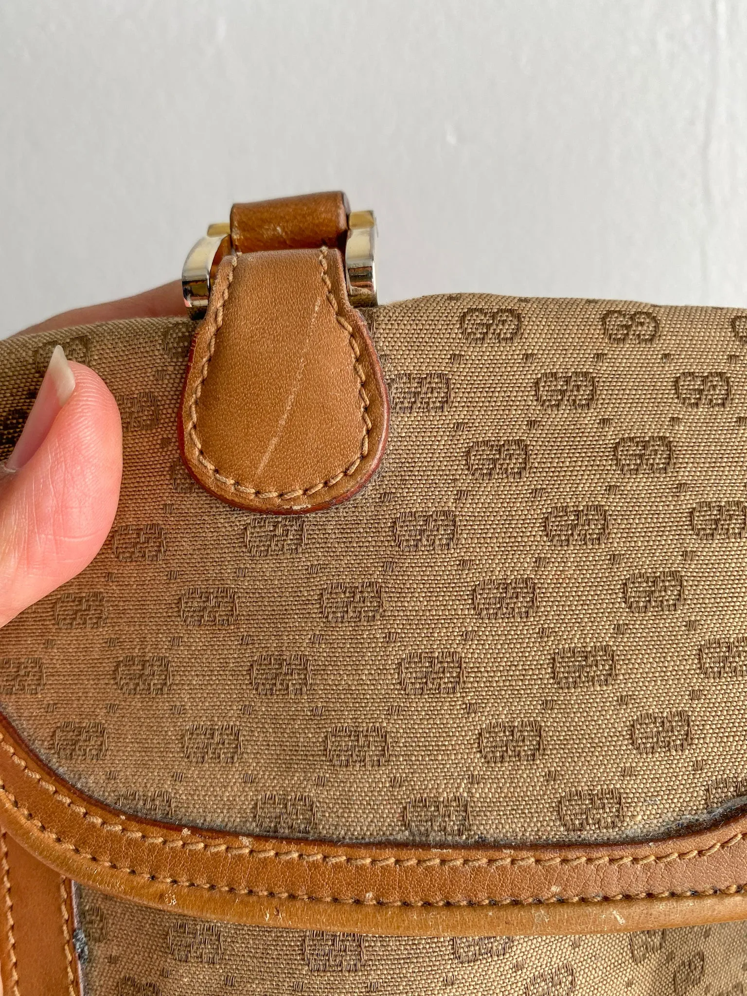 70s Gucci Monogram Purse