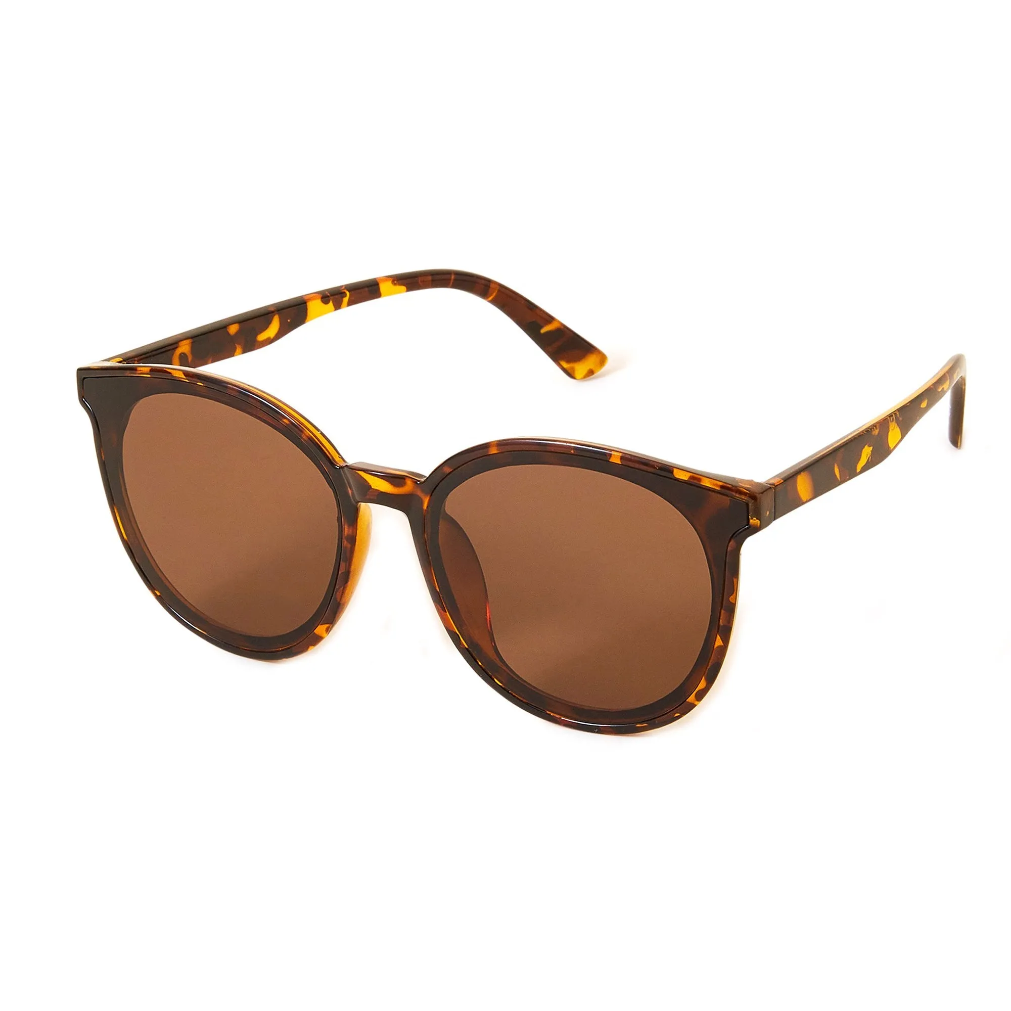 Accessorize London Women's Brown Preppy Sunglasses