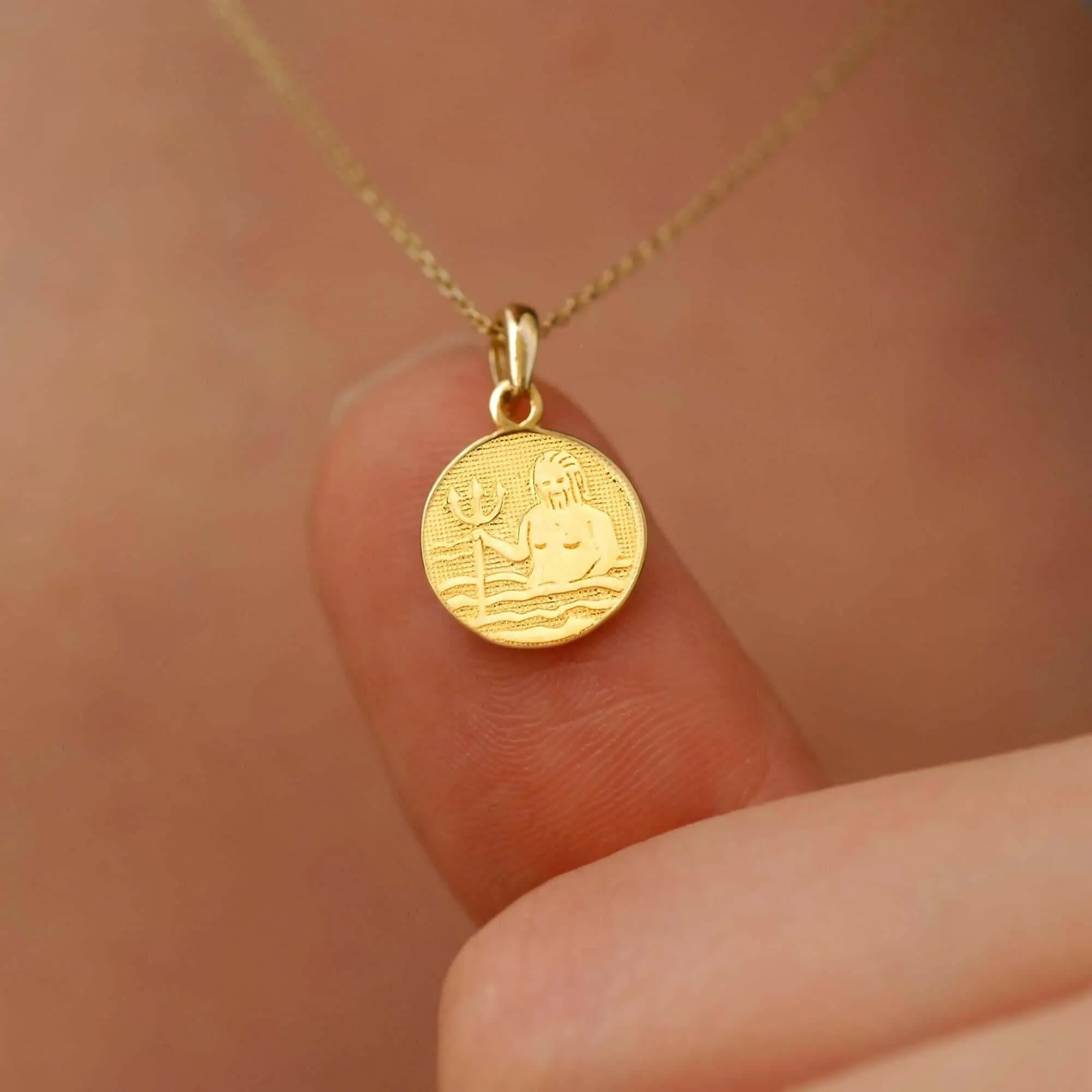 Aquarius Necklace | 14K Solid Gold