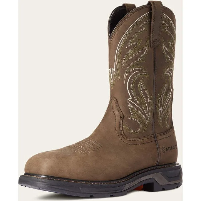 Ariat Men's WorkHog Xt Cottonwood CT Western Work Boot -Brown- 10038318