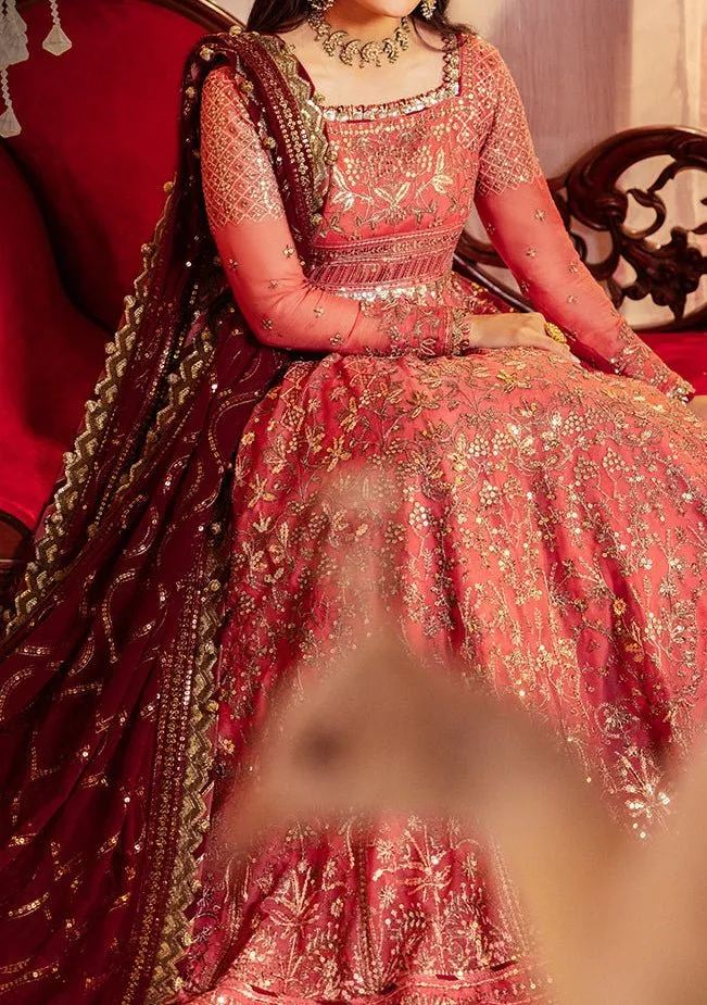 Asim Jofa Jaan-e-jahan Pakistani Chiffon Anarkali