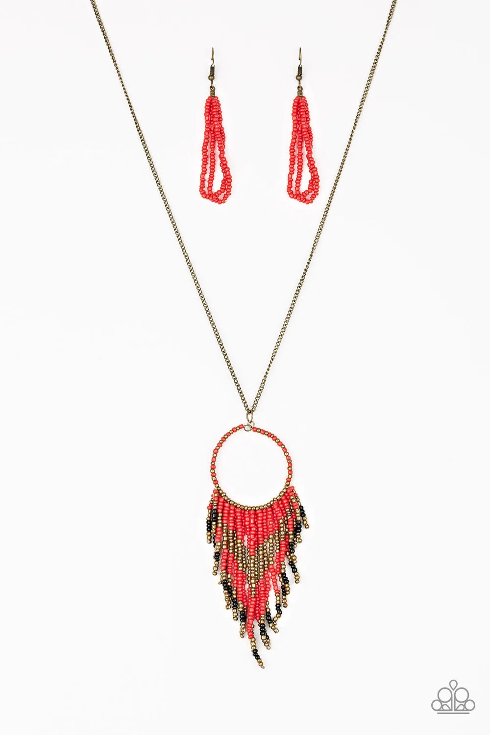 Badlands Beauty Red Necklace Set