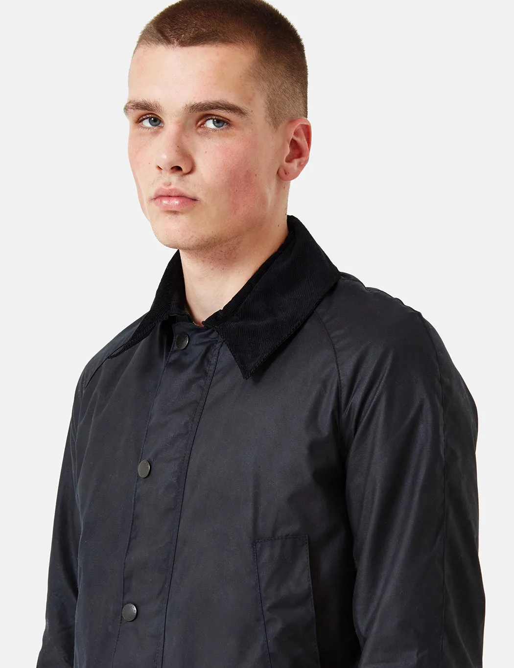 Barbour Ashby Wax Jacket - Black