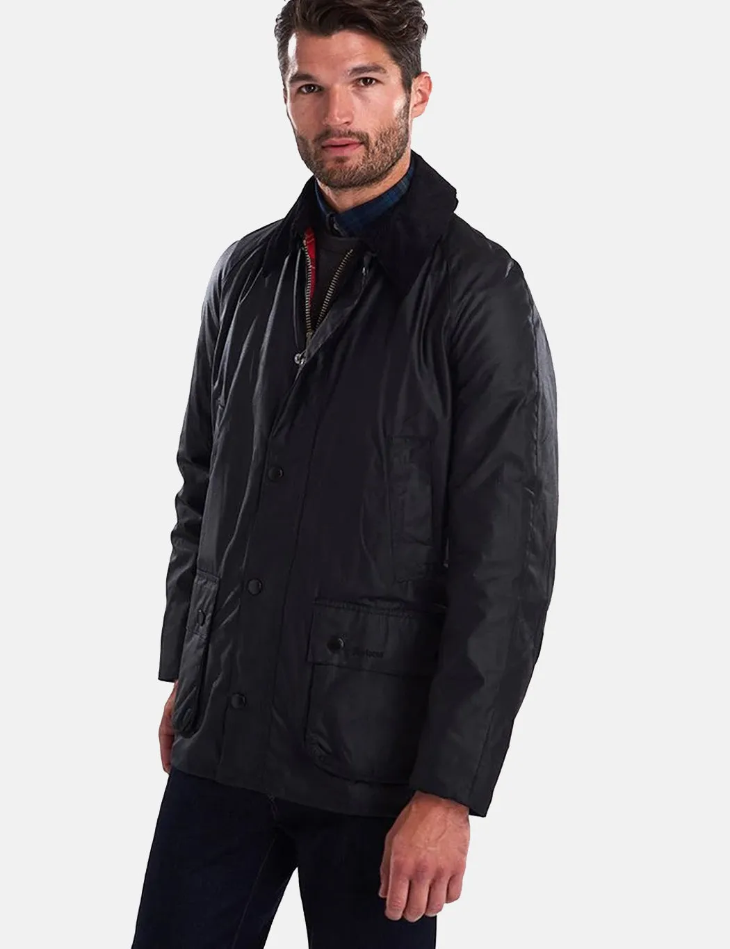 Barbour Ashby Wax Jacket - Black