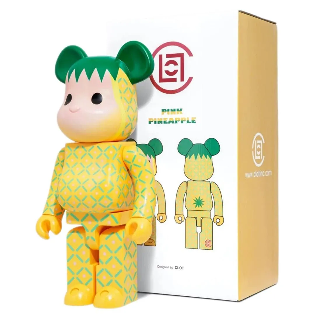 Bearbrick x CLOT Summer Fruits Pink Pineapple 1000%