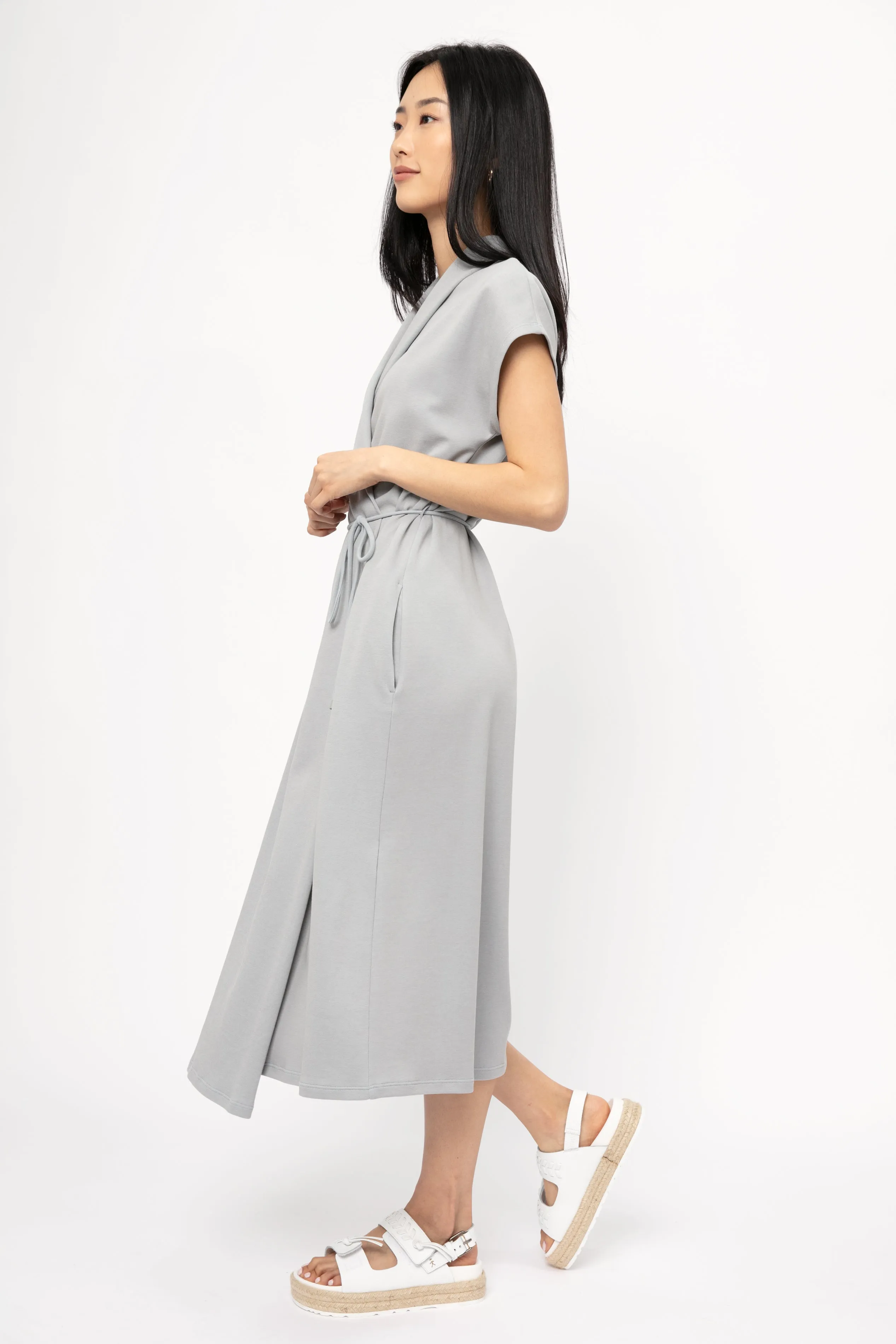 Benaco Dress in Water Blue