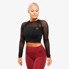 Better Bodies Bronx Cropped Long Sleeve - Black