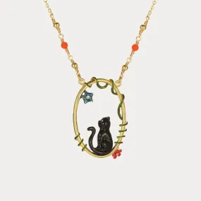 Black Cat Necklace