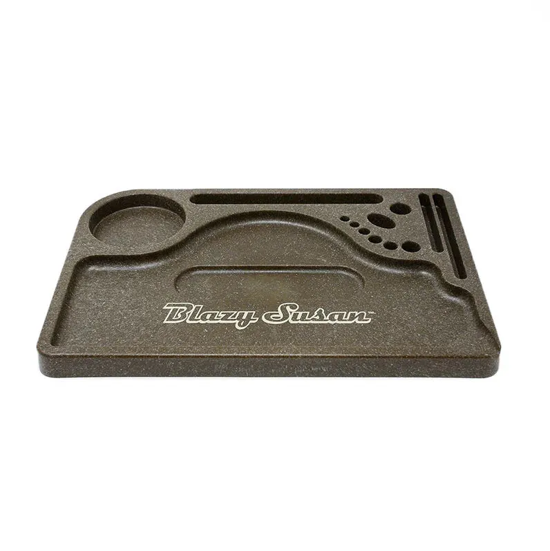 Blazy Susan Hemp Plastic Artisan Rolling Tray