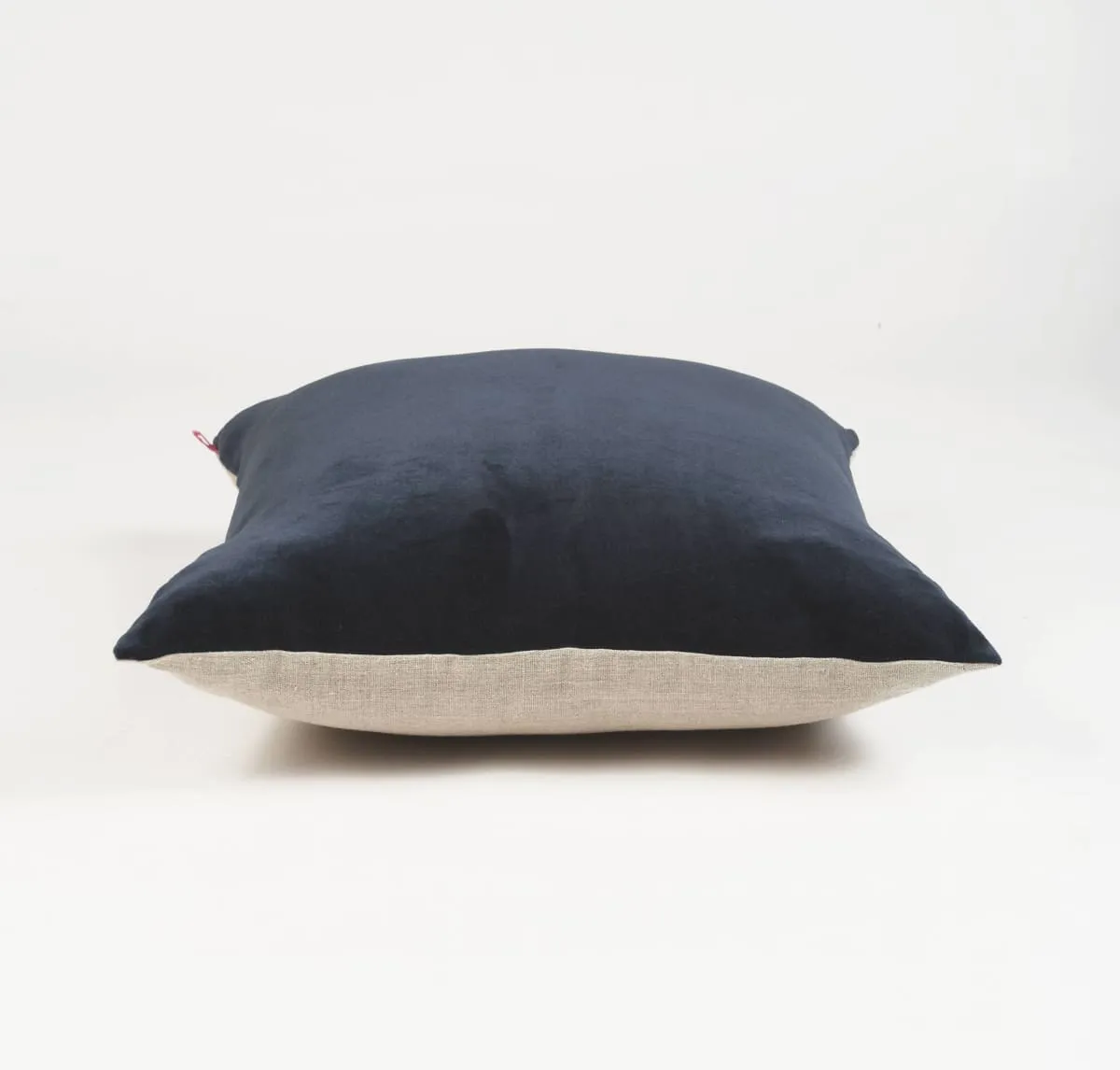 Blue grey velvet pillow cover, autumn colour, fall colour pillow, cotton and linen pillow, reversible,sizes available