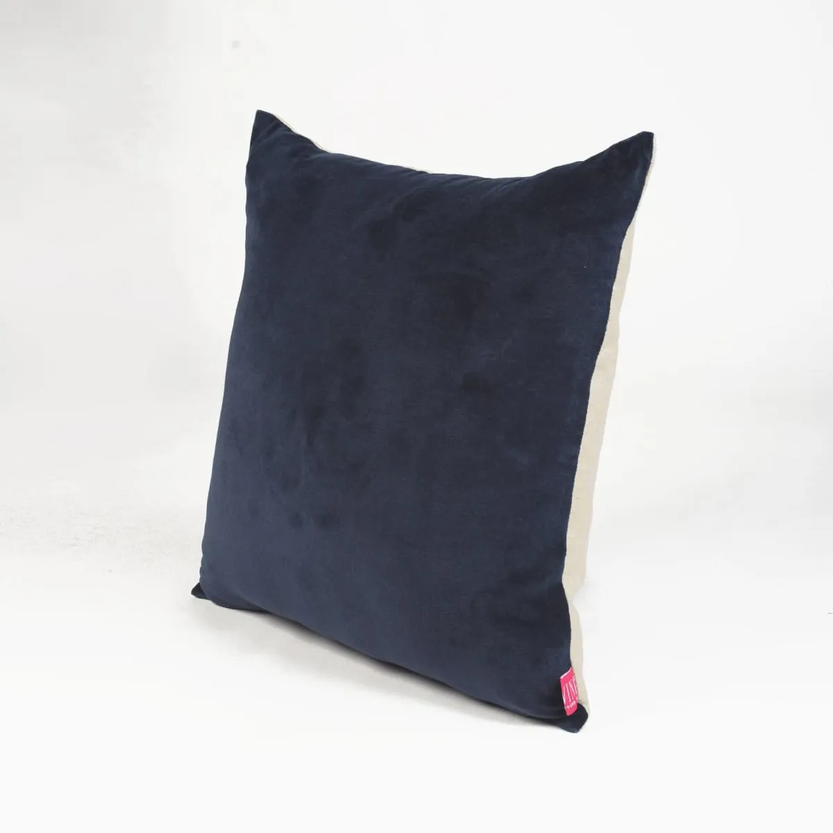 Blue grey velvet pillow cover, autumn colour, fall colour pillow, cotton and linen pillow, reversible,sizes available