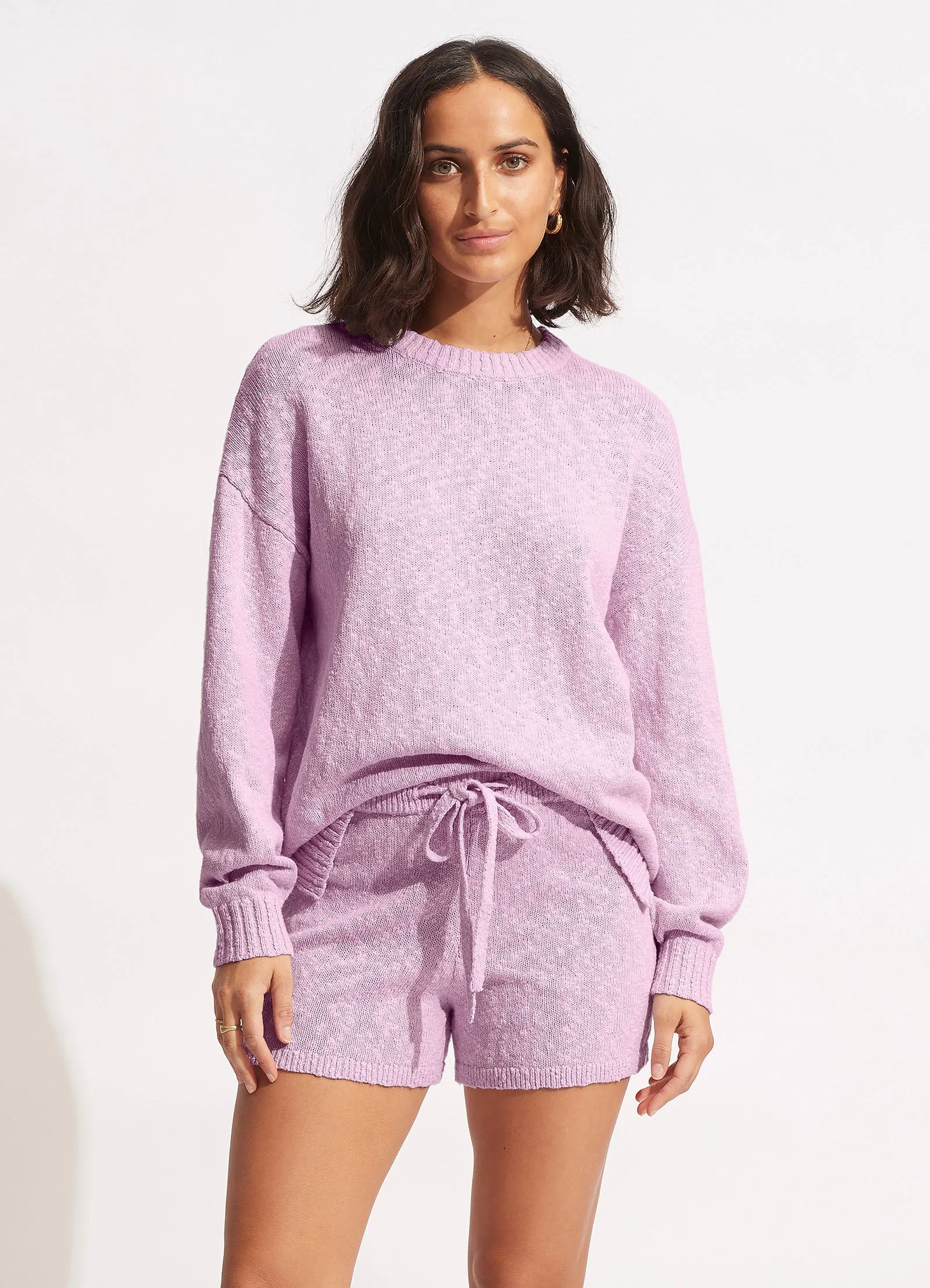 Boucle Short  - Lilac