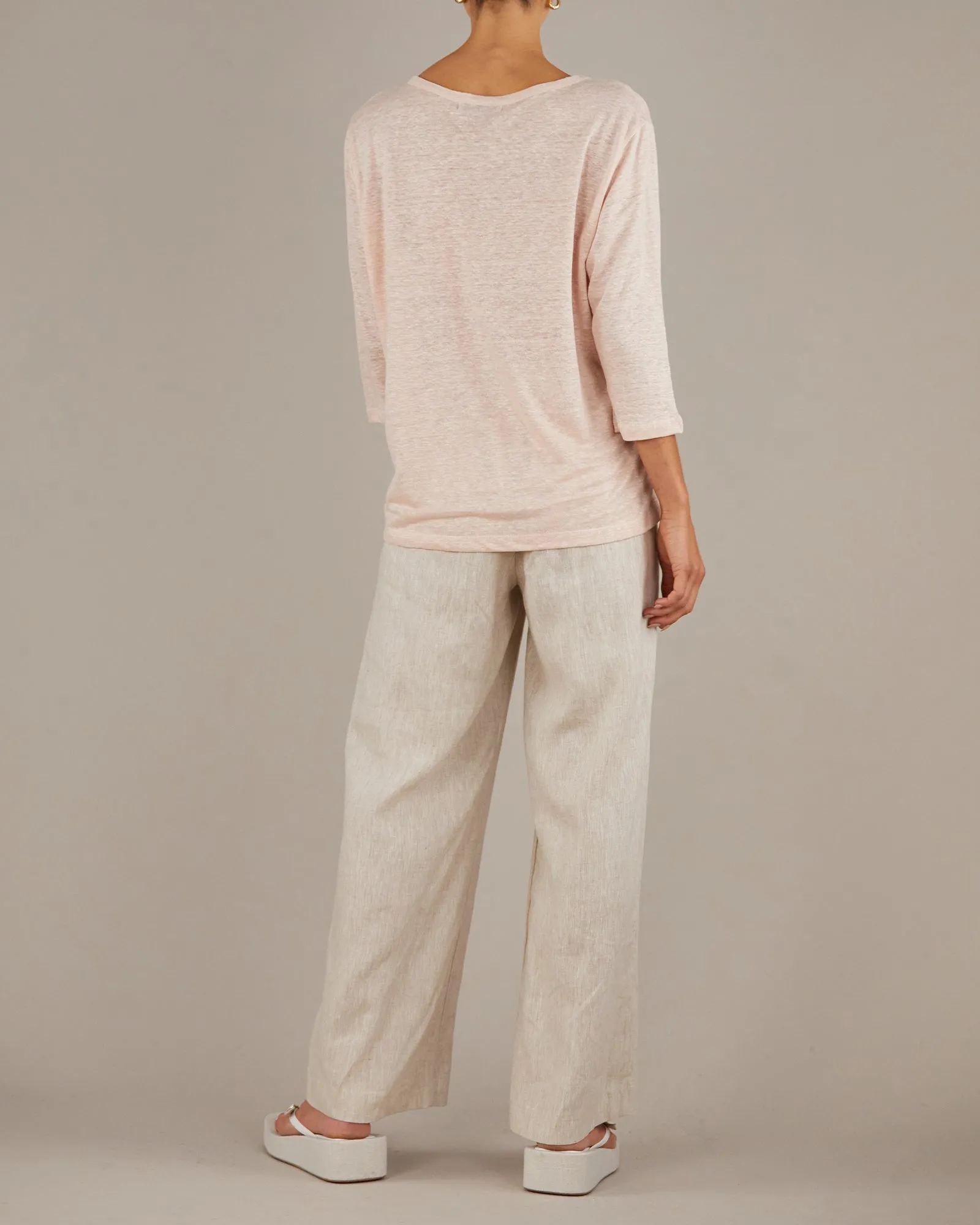 Bronte Linen Jersey Top