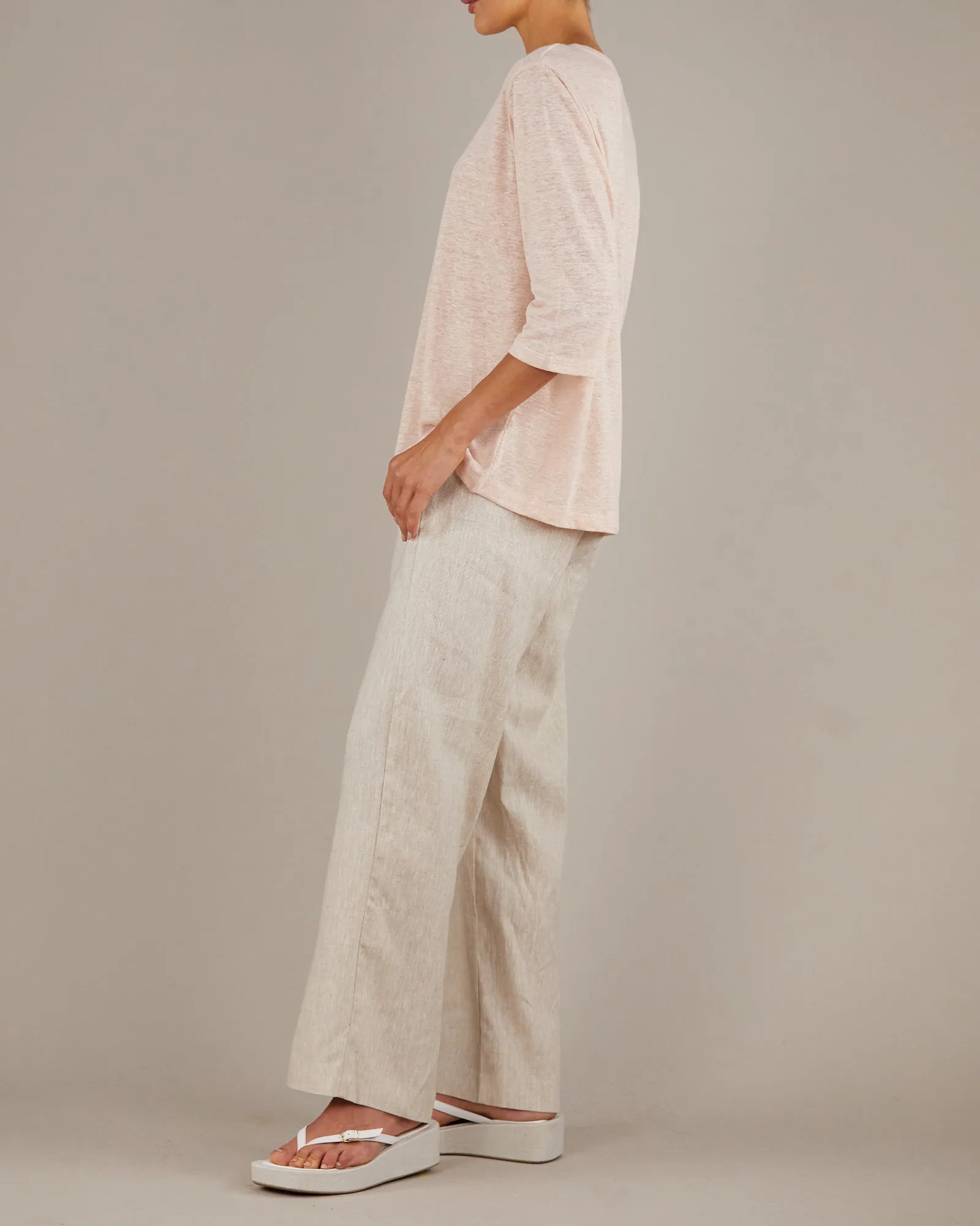 Bronte Linen Jersey Top