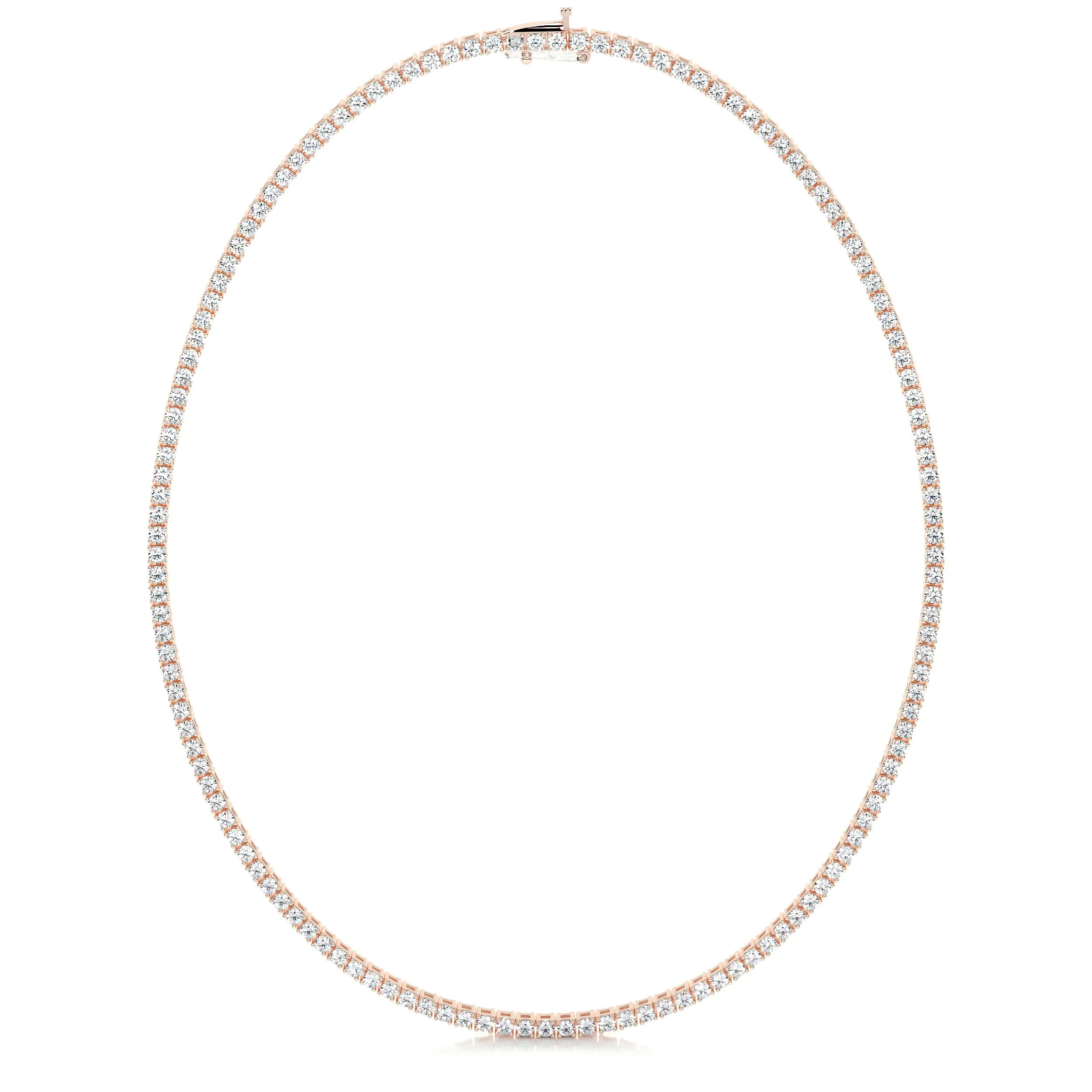 Callie Lab Grown Diamond Tennis Collier   (6.00 Carat) -14K Rose Gold