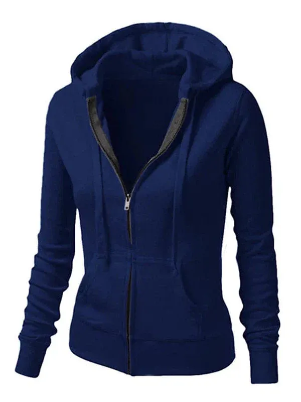 Casual Hoodie Jacket for Women: Warm and Stylish Outerwear