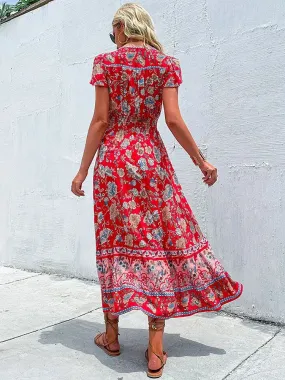 Caterina Boho Floral Dress