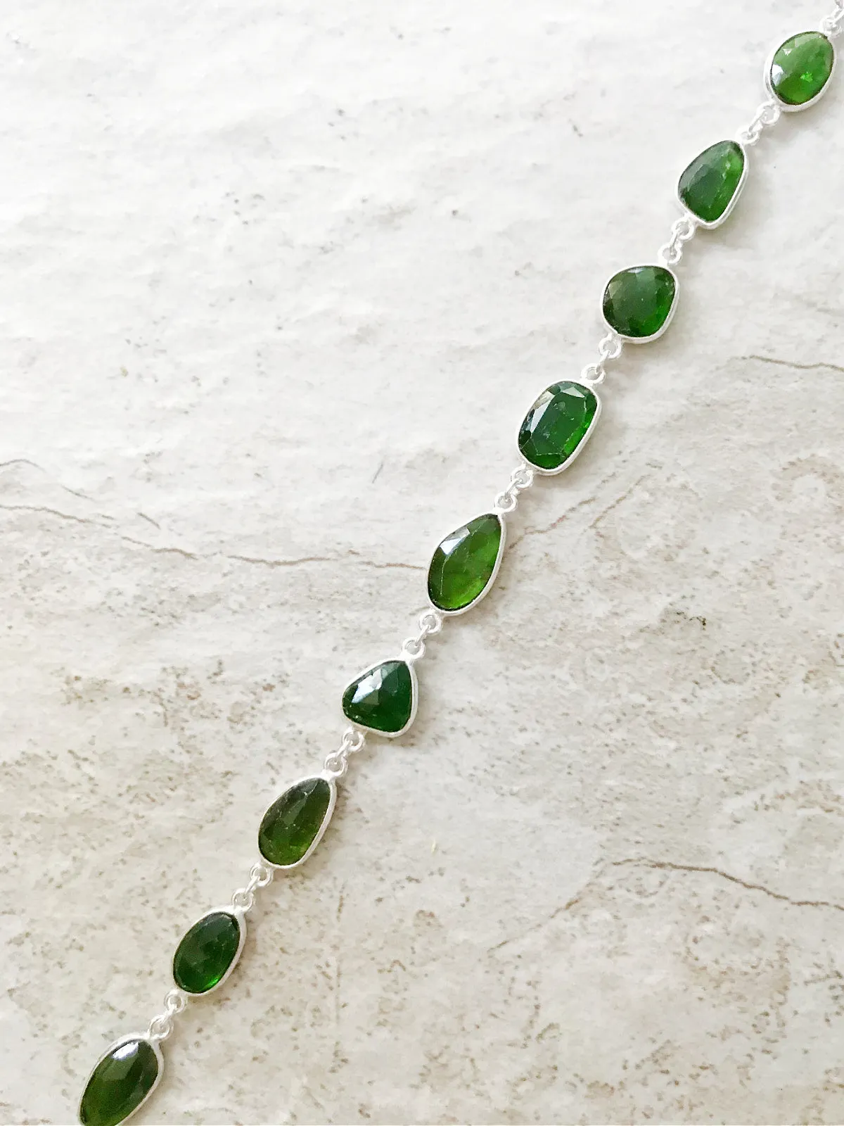 Chrome Diopside Bracelet