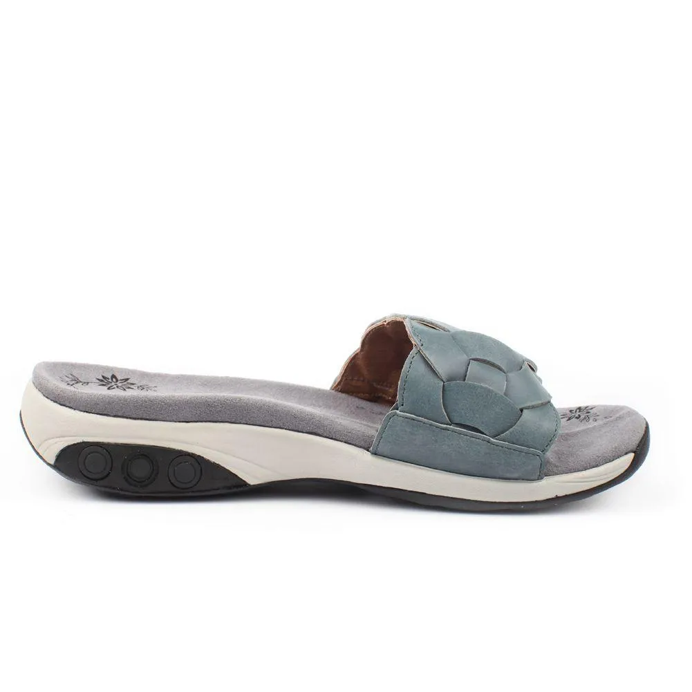 Delilah Women's Slide Leather Sandal