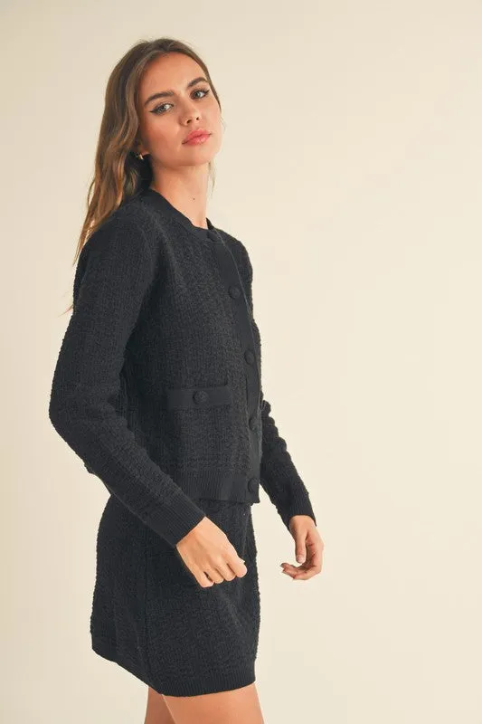 Eliana Knitted Sweater Jacket