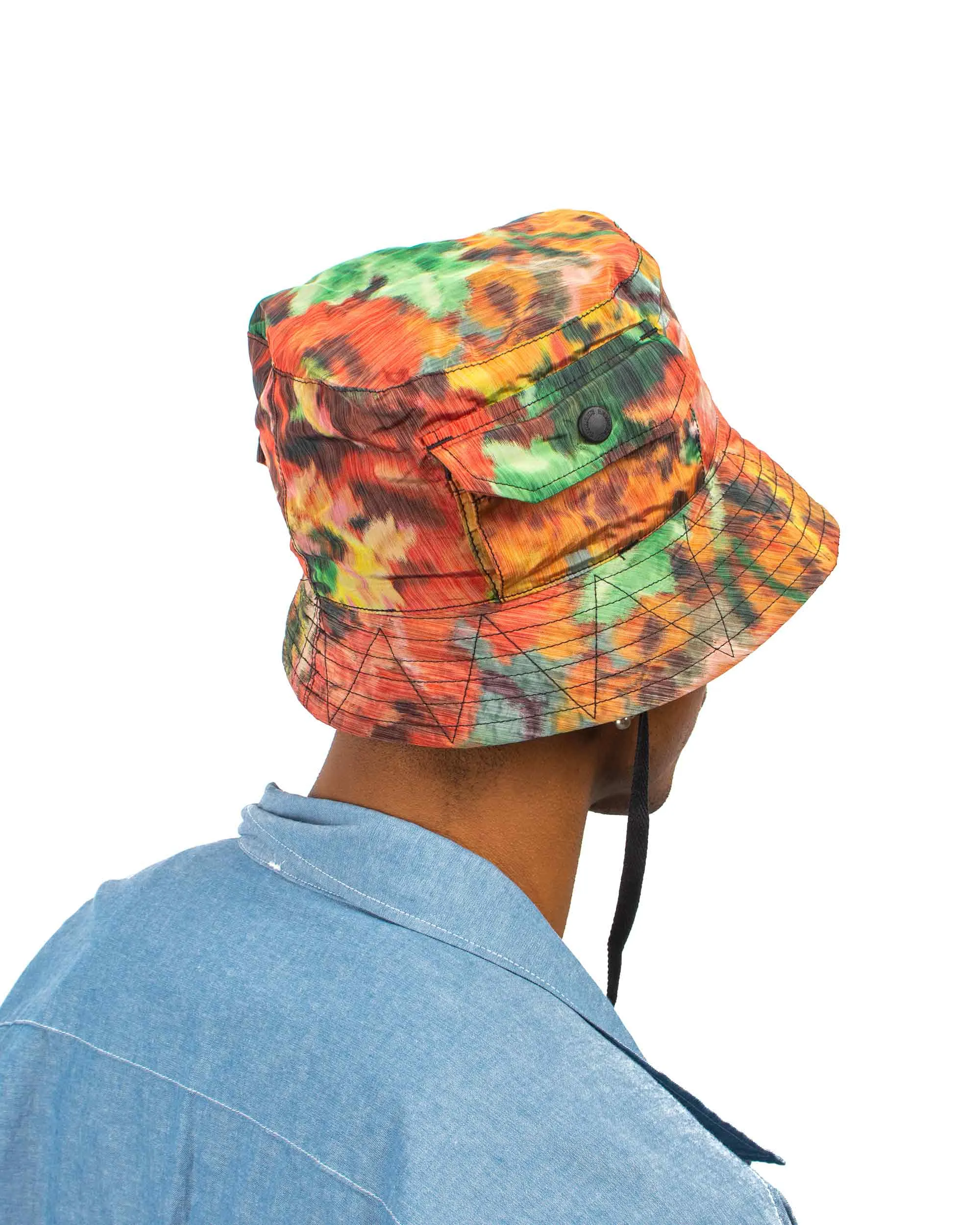 Engineered Garments Explorer Hat Multi Color Polyester Floral Camo