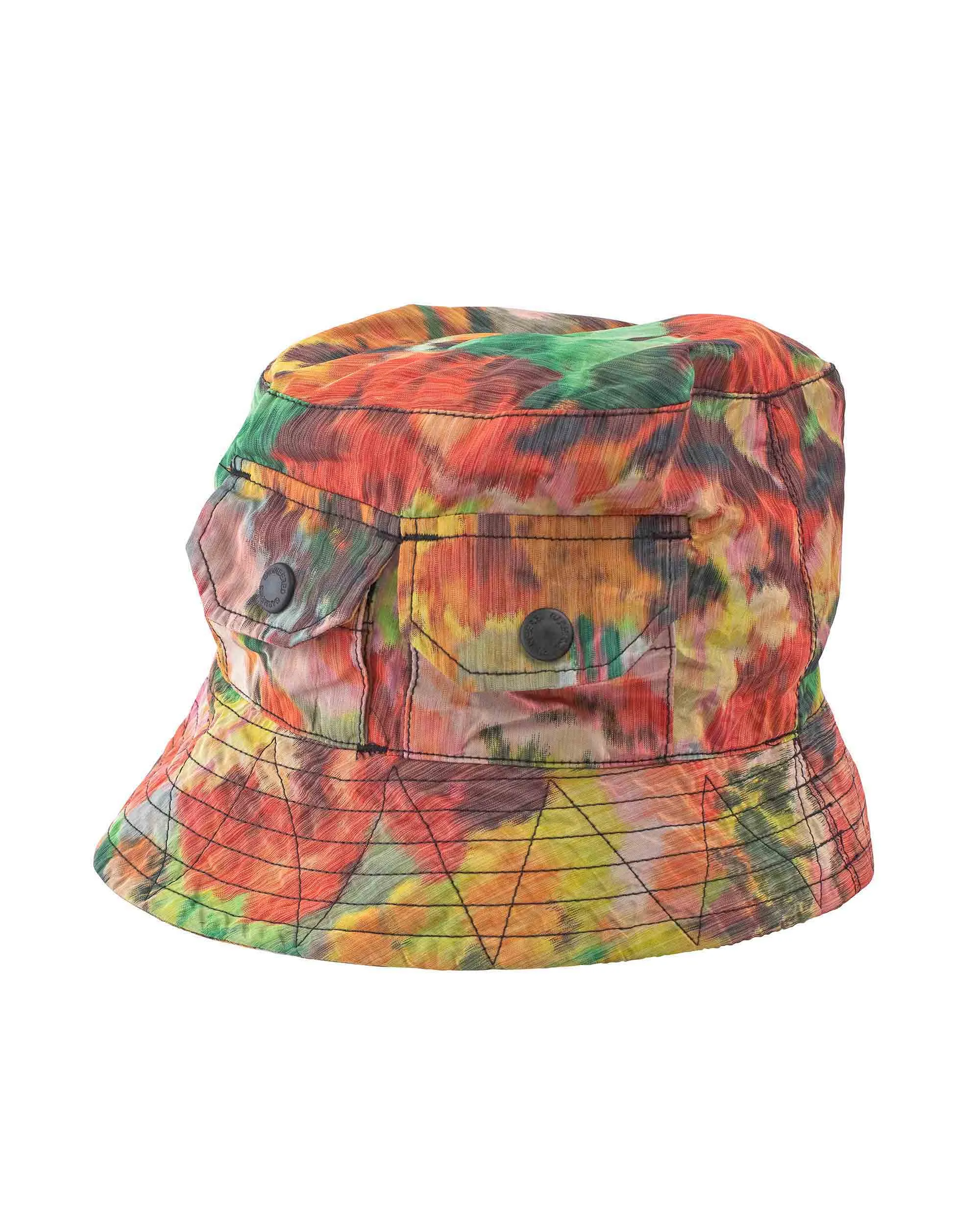 Engineered Garments Explorer Hat Multi Color Polyester Floral Camo