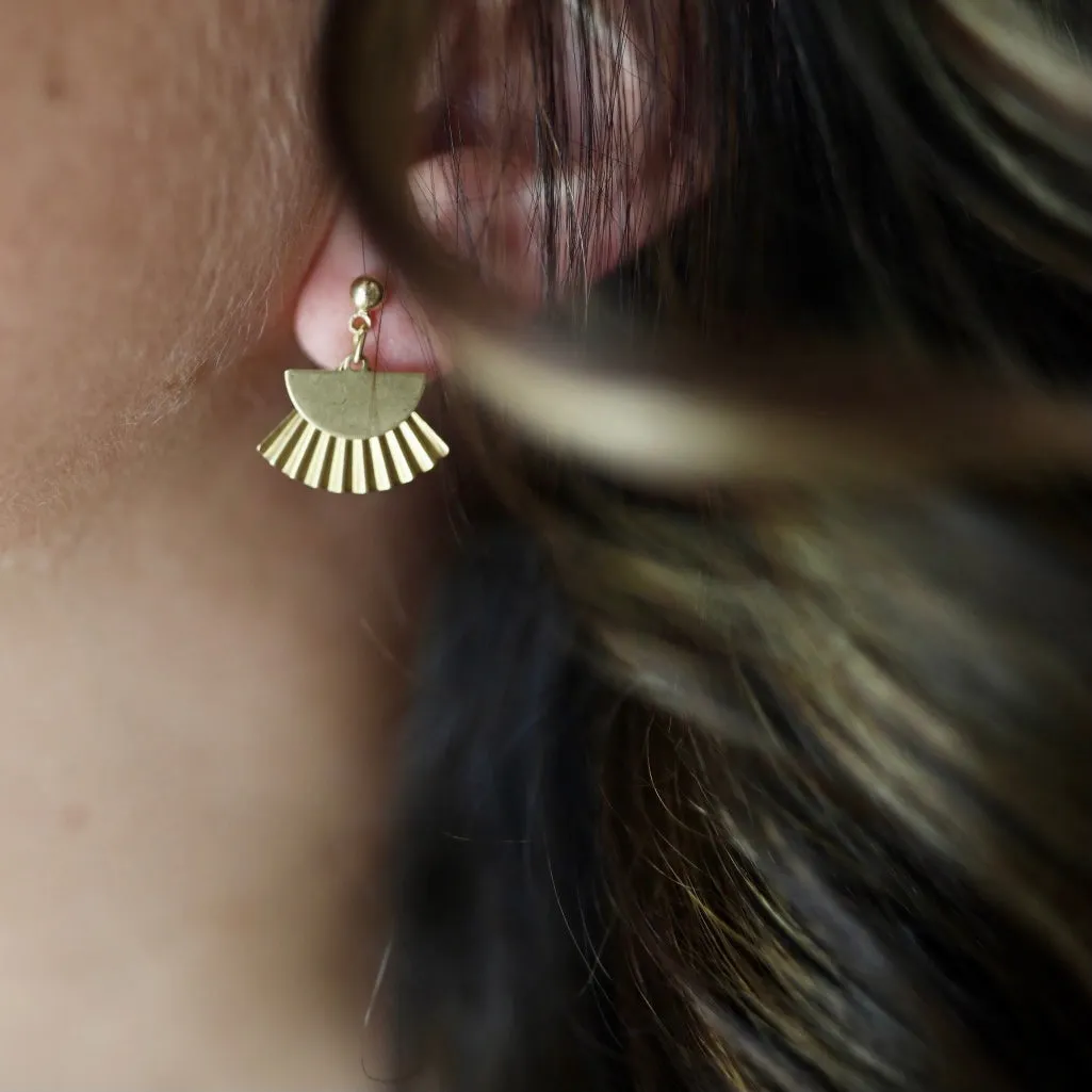 “Fan Deco” Earrings