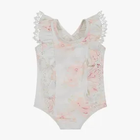 Girls Floral Swimsuit