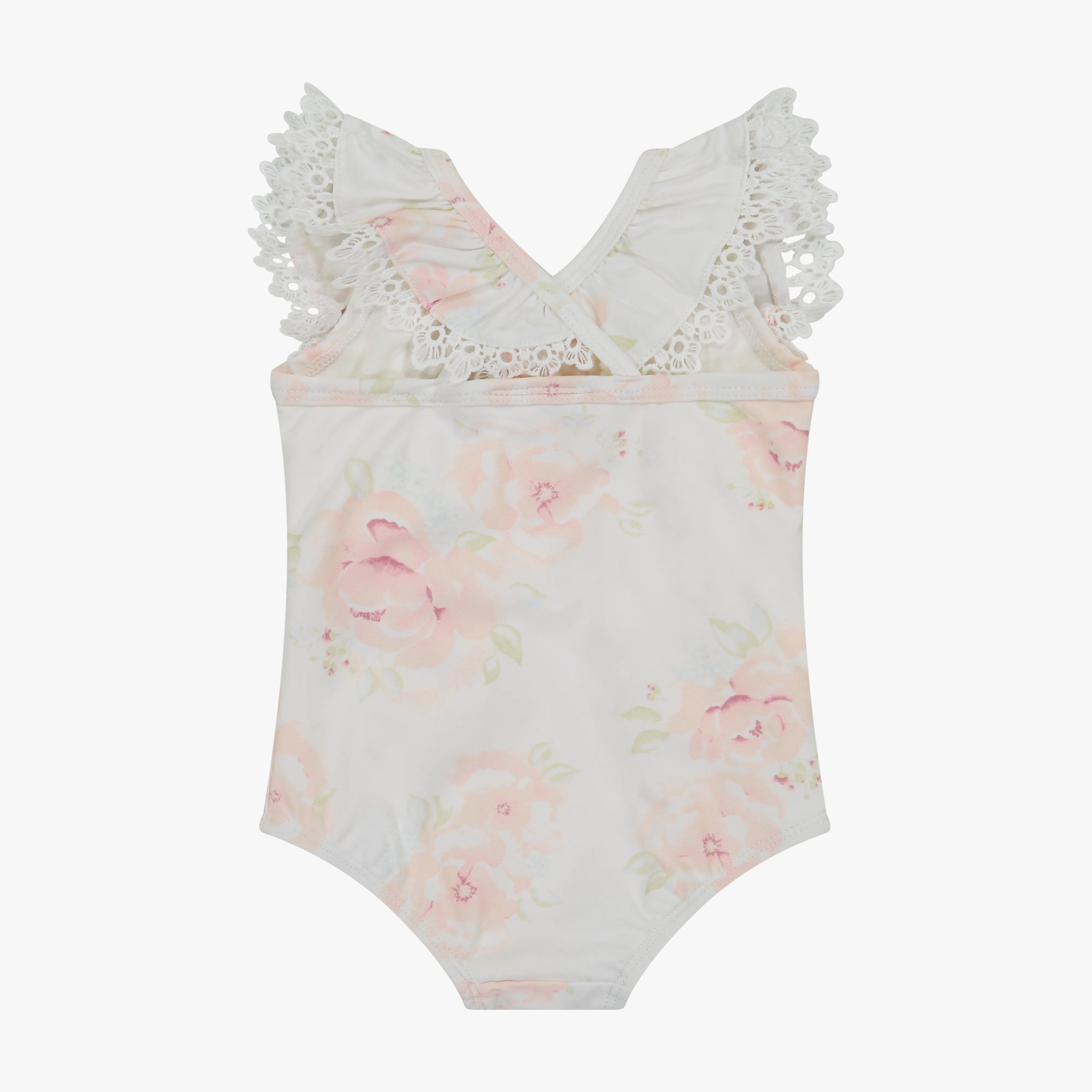 Girls Floral Swimsuit