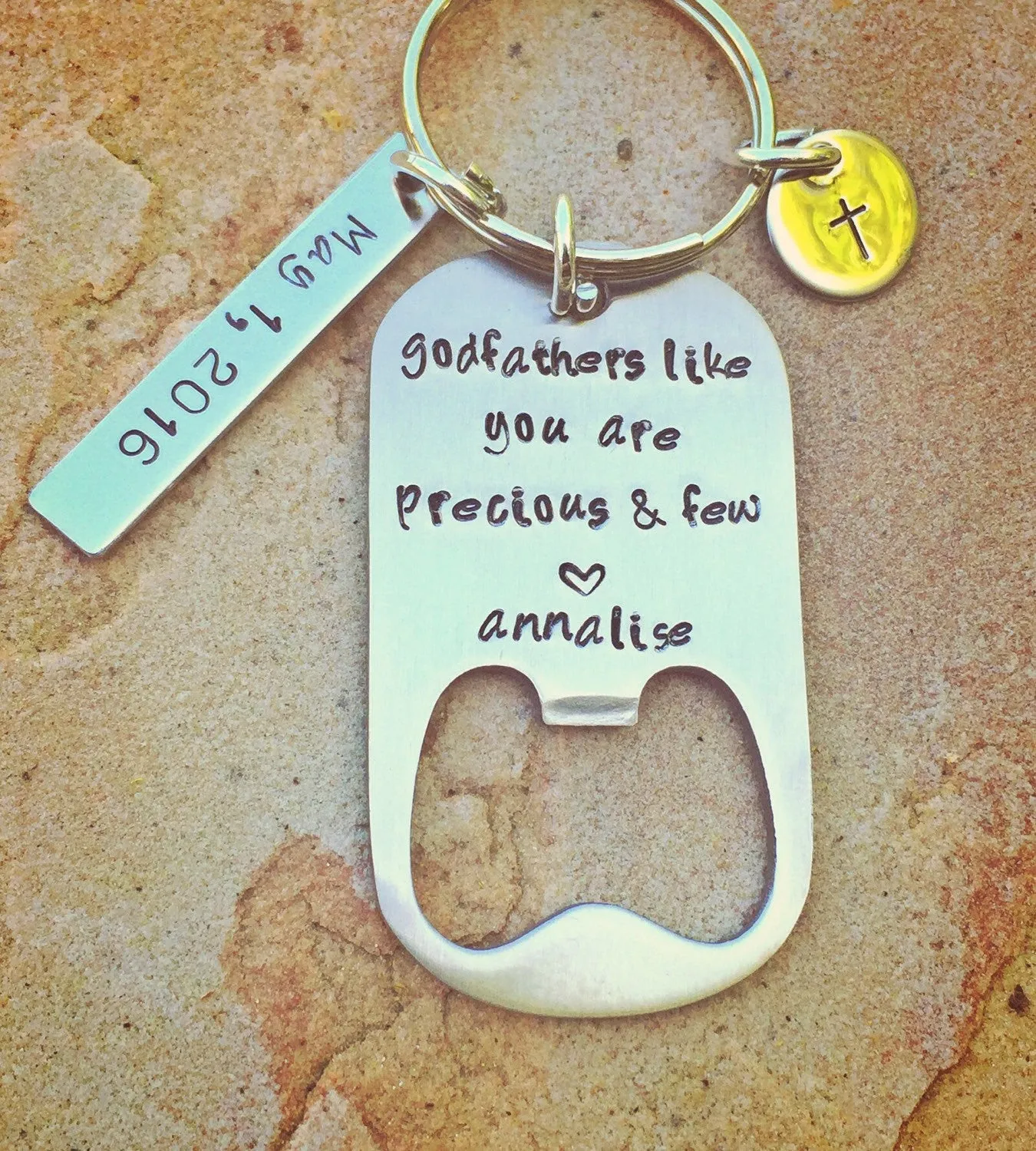 Godfather Gift, Godfather Keychain, Personalized Godfather Gift