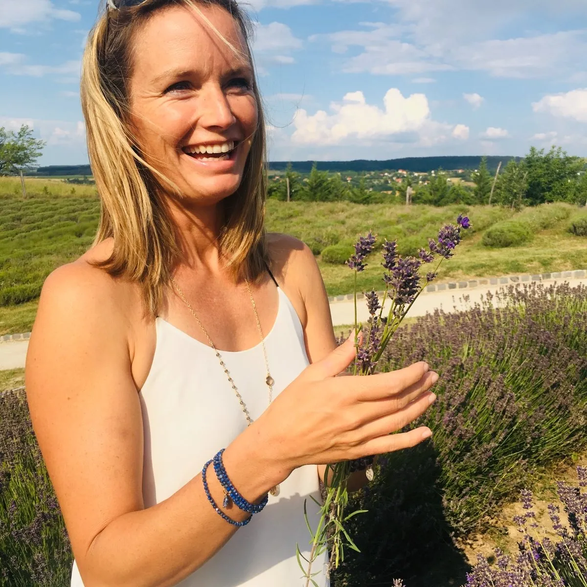 Lapis Lazuli Wrap Bracelet to Bring Self Awareness - Gold