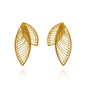 LAUREN SOLID GOLD 18k EARRINGS