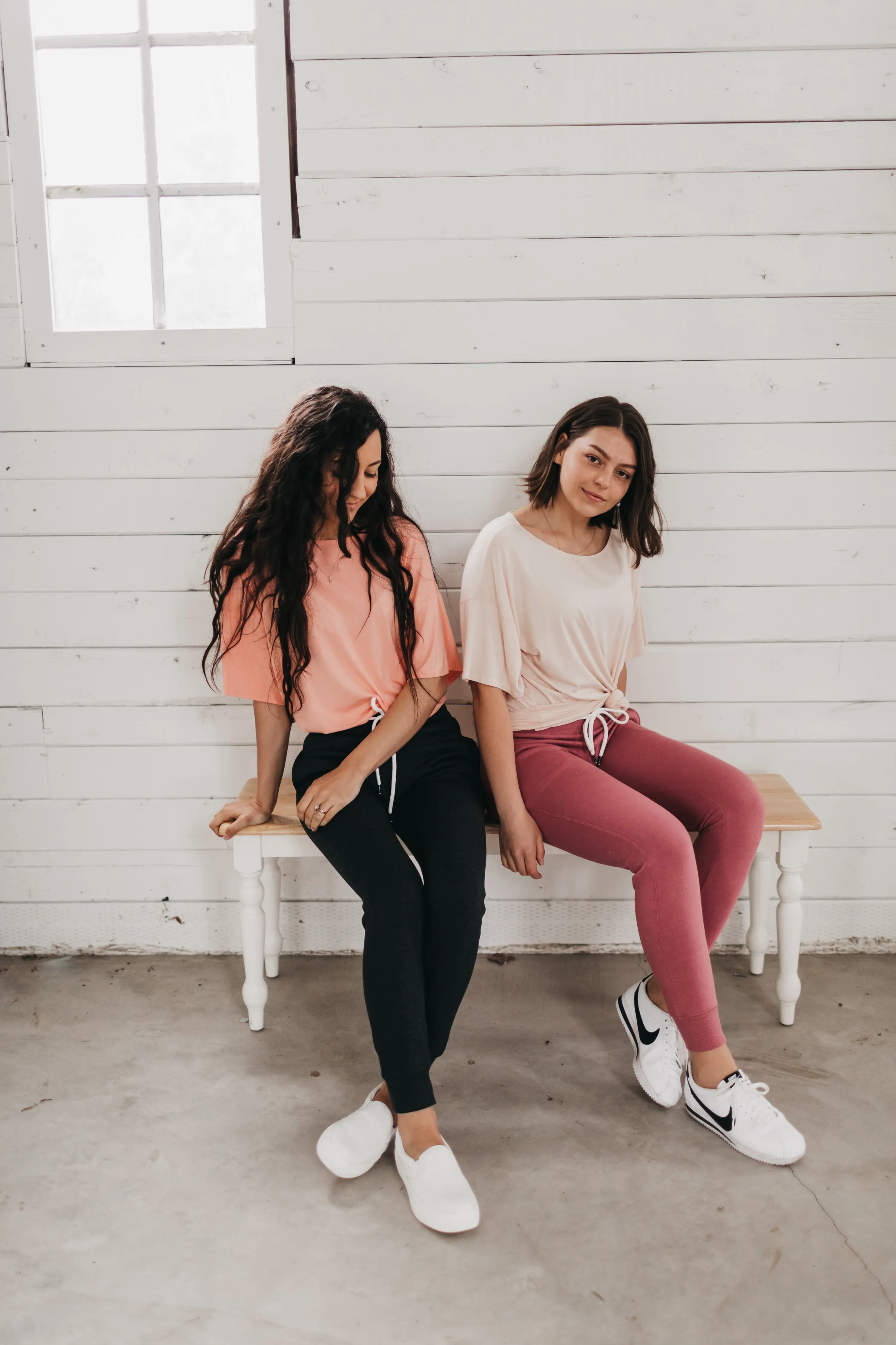 Lounge Jogger Sweat Pants in Berry