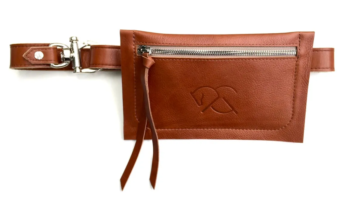 MARENGO CLUTCH | Leather Waist Bag | Hip Bag | Equestrian Leather Pouch - AtelierCG