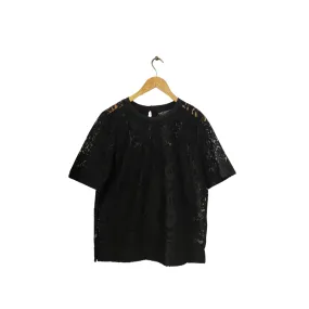 Marks & Spencer Black Lace Top | Brand New |