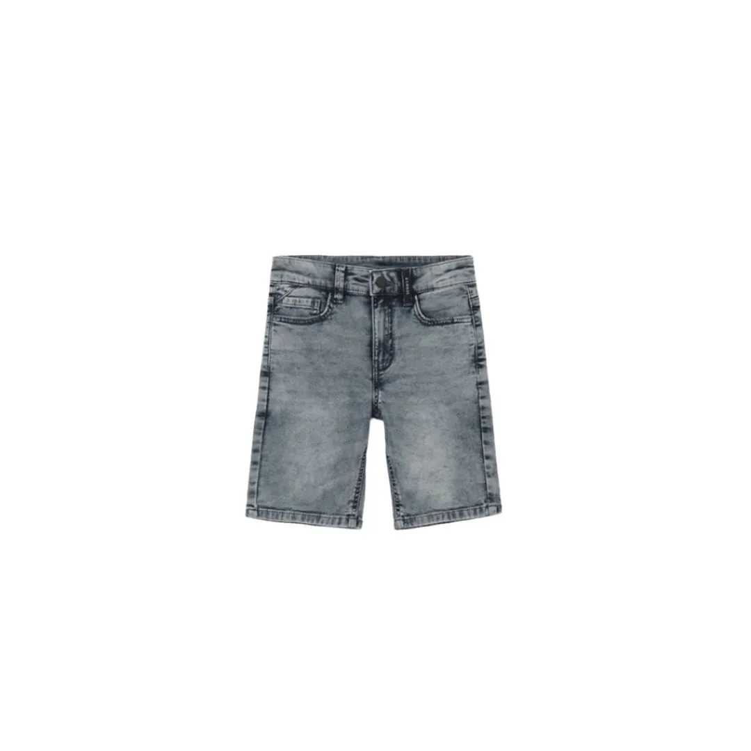 Nukutavake Bermuda Soft Denim Shorts _Grey 6214-70