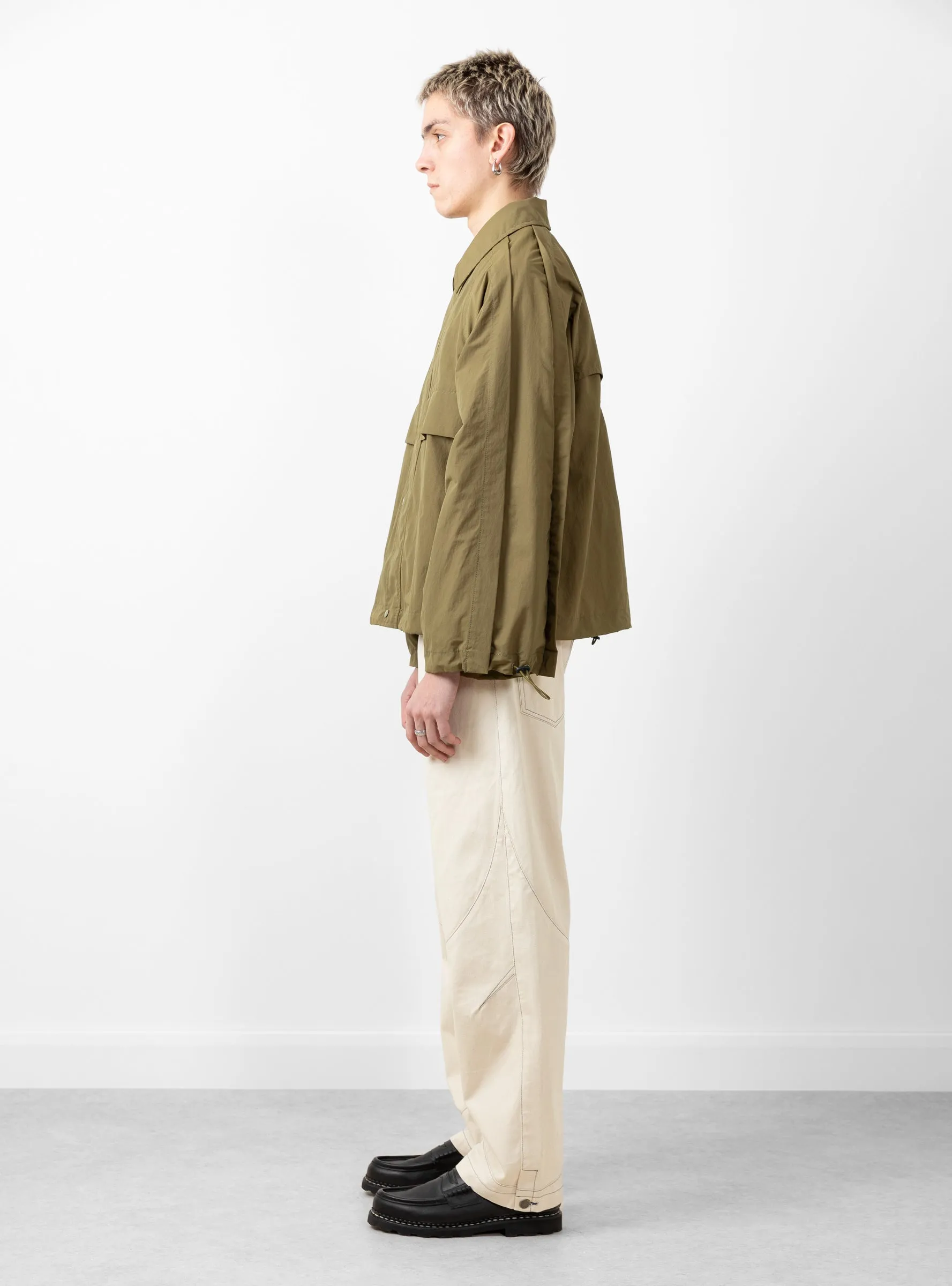 Nylon Taffeta Jacket Khaki