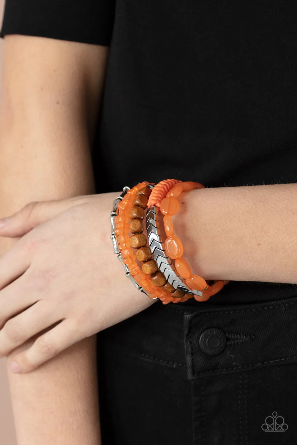 Outdoor Retreat - Orange Bracelet