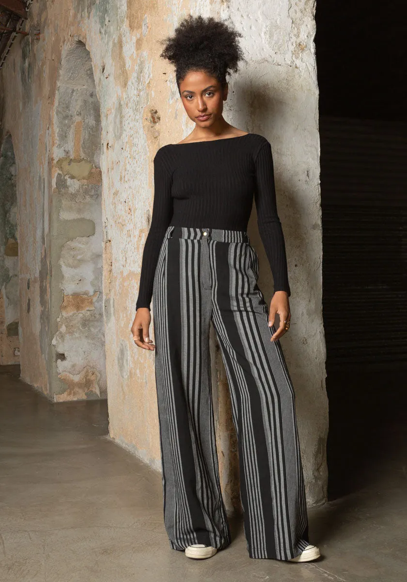 Pantalon ALGES Black Stripes