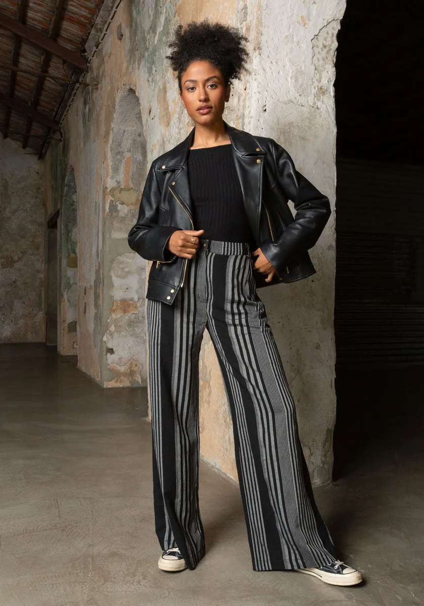 Pantalon ALGES Black Stripes