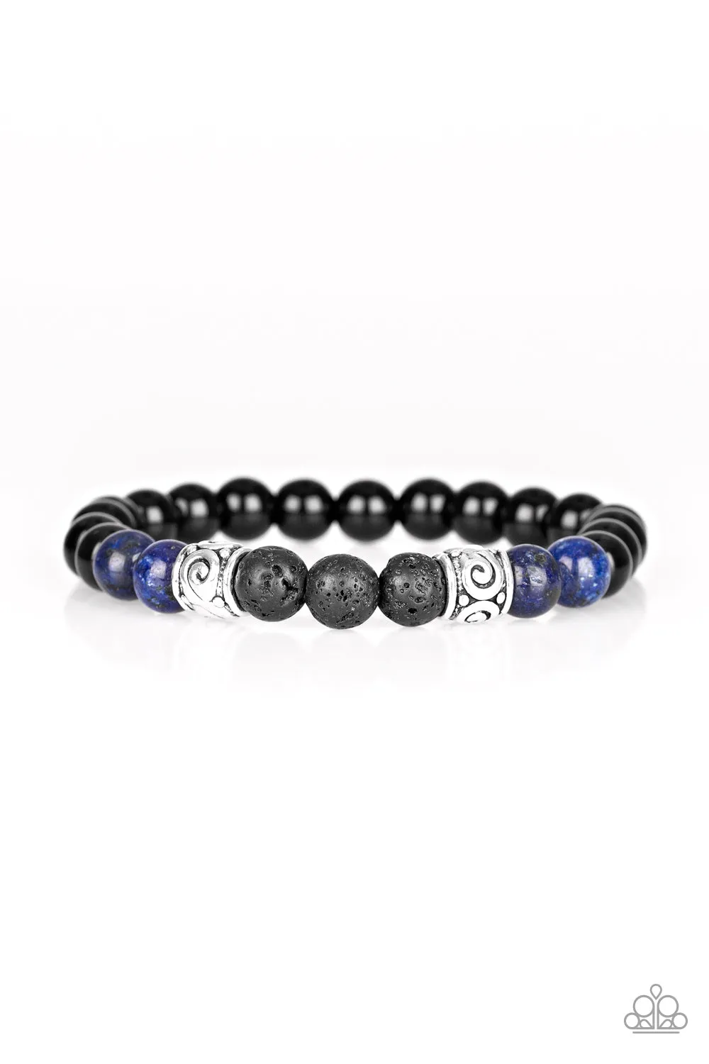 Paparazzi Proverb Blue Lava Rock Bracelet