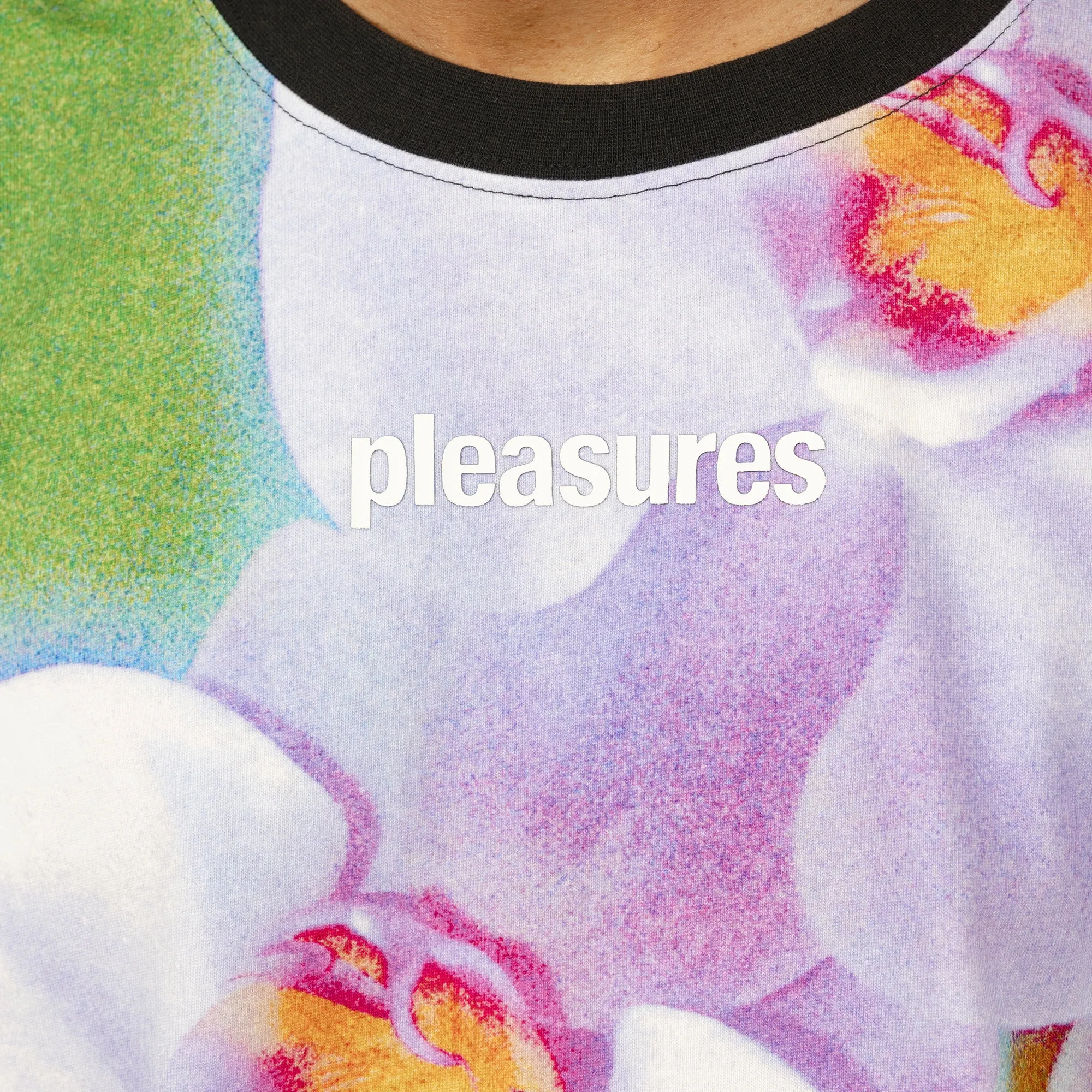 Pleasures Mens Gallery Full Print SS Tee