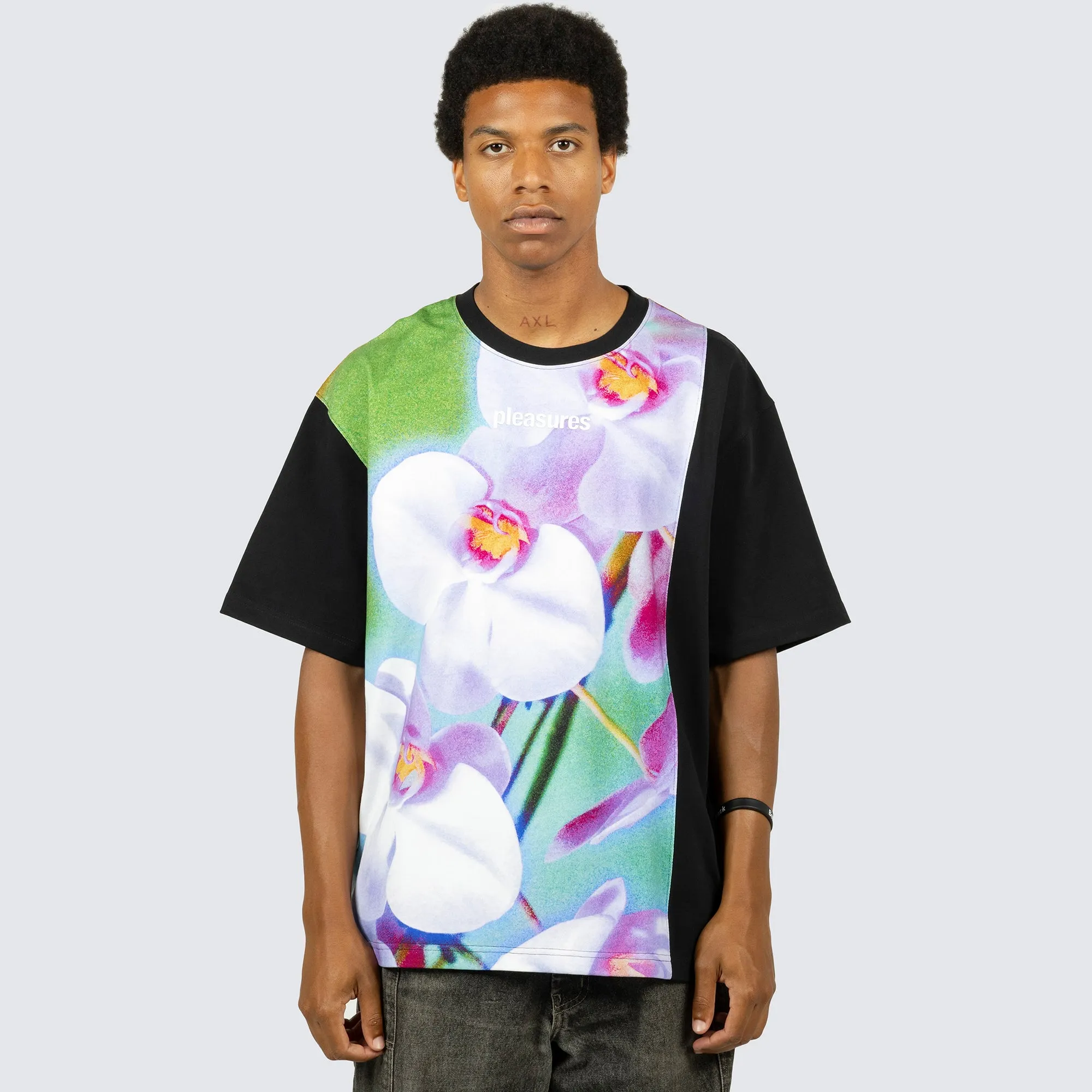 Pleasures Mens Gallery Full Print SS Tee